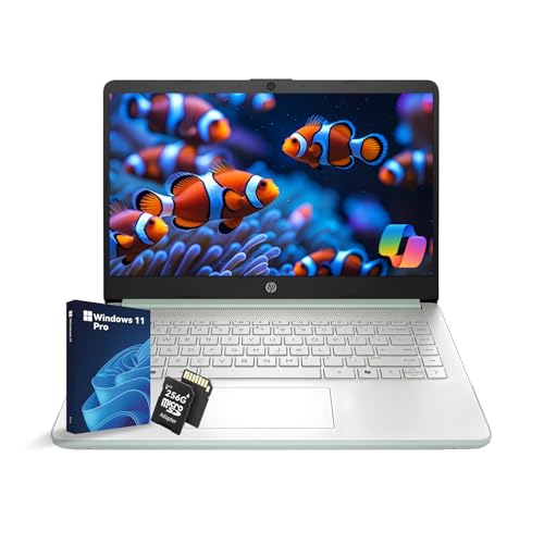 HP 2025 14 Inch Ultra Light Laptop, Stylish Willow Green, Intel P...
