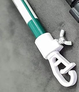 SAIF 1pk Prop Normal Metal Galvanised Garden Washing Line Outdoor Extendable Pole Cloths prop Laundry Support Extending pole Telescopic strong Airer