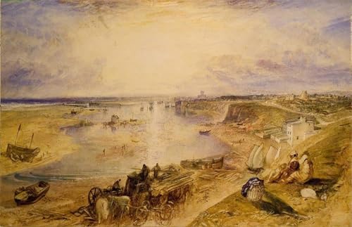 Pintura en lienzo Shoreham de Turner, decoración vintage de hogar en 60x90cm
