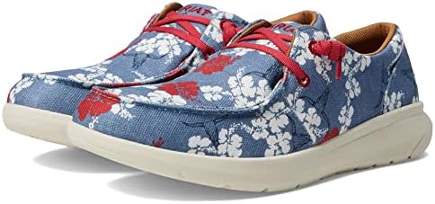 Ariat Womens Hilo Western Aloha Red White And Blue Pareau Prin 11 | Image 3