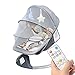 Babyfond Balancelle Bébé Electrique, 5 intensités de balançoire, fonction minuterie et télécommande, Transat avec Musique, Moustiquaires, Transat Bébé Électrique pour Bébé 0-6 Mois (Gris)