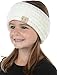 Kids Headwrap Headband Ear Warmer - Ivory