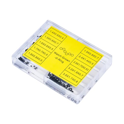 Générique Dichtungsring für Uhren – 8,6 x 6,4 x 1,6 cm | kleine Dichtungsscheibe | Reparatur-Set Verschiedene Größen, hitzebeständig, Wartungszubehör