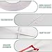 JSIWOTH 0.25in × 20Ft Peel and Stick Wall Molding Trim - Flexible Self Adhesive Molding Trim for Walls, Edges, Borders, Window Frames, Backsplash Tiles - White (Paintable) Waterproof Trim