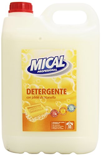 Mical Profesional - Detergente con jabón de Marsella - para lavar a mano - 5 l