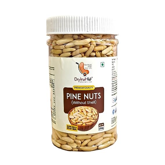 Dry Fruit Hub Pine Nuts without Shell,pine nuts chilgoza giri, Chilgoza