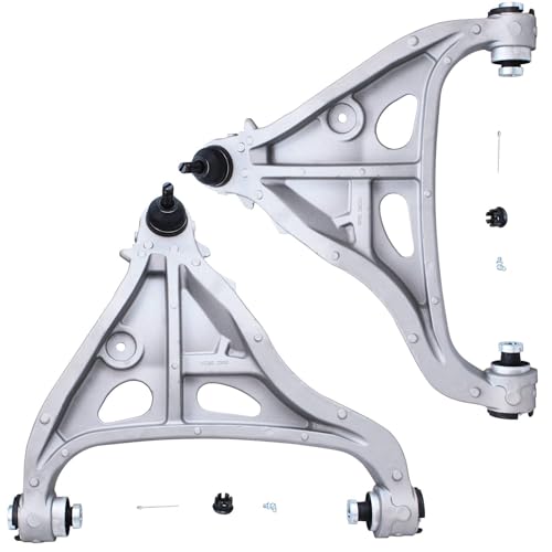 Image of Detroit Axle - 4WD 8pc Front End Suspension Kit for Ford F-150 Lincoln Mark LT 2005 2006 2007 2008 2 Lower Control Arms with Ball Joints 2 Sway Bar End Links 4 Inner Outer Tie Rod Ends Replacement
