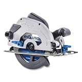 Evolution S185CCSL | 7.25” Metal Cutting Circular Saw | Cuts Steel & More | 7-1/4” TCT Blade Included | 45° Bevel Cuts | Dry-Cut | 15A Corded Power | Accurate, Powerful, Reliable