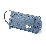 Federmäppchen Pencil Case,3 Fach Große Kapazität Briefpapier Pouch Stifte Etui Mäppchen,Studenten,Jungen Teenager, Stifttasche Geschenk,HalterSchreibwaren Veranstalter für Schule & Büro