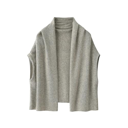 Écharpe Gilet sans manches en maille : étole tendance pour vos sorties en ville