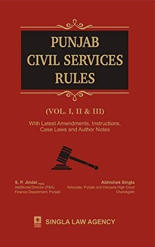Punjab Civil Services Rules (Vol. I, II & III)