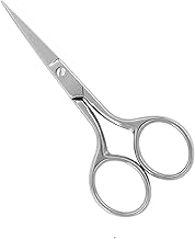 Stainless Steel Precision Grooming Small Scissor | Multipurpose Ideal for Men for Moustache, Beard&Craft Cutting, Ear and Nose Hair Trimming | Suitable for Women for Eyelashes and Eyebrow Trimming