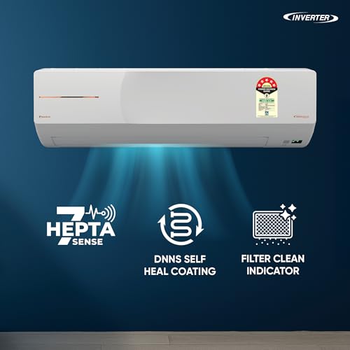 Image of Daikin 1.0 Ton 5 Star, New Star rated, Inverter Split AC (Copper, PM2.5 Filter, MTKM35XV16, White)