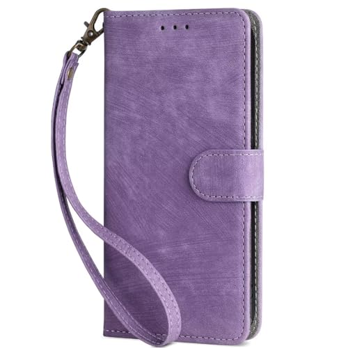 Étui T-Mobile T Phone 2 Pro 5G antichoc violet avec fente pour cartes RFID