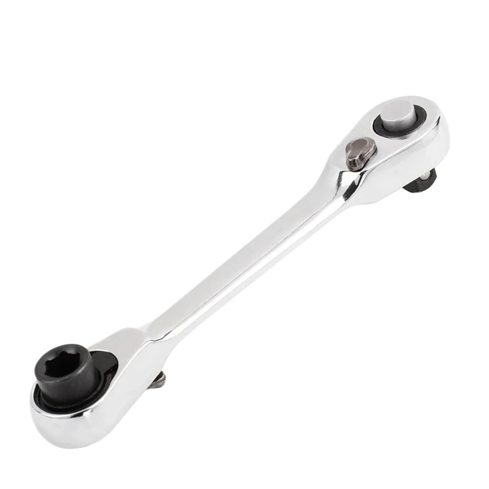 Bcgatydr A1 Torque Wrenches Mini 1/4 Ratchet Wrench Double Ended Quick Socket Hex Torque Double-Ended Adjustable Torque Wrench(A1)