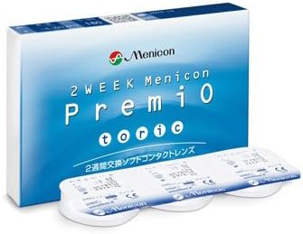 Amazon 2weekメニコン プレミオ トーリック Bc 8 6 Pwr 2 50 乱視度数 1 25 乱視軸 180 6枚入 メニコン ソフトコンタクトレンズ