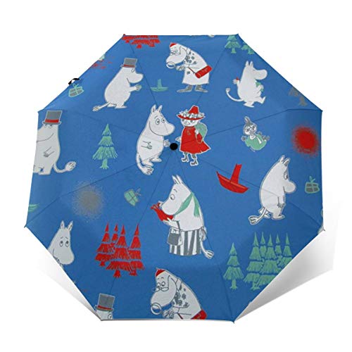 自動折り傘 ムーミン メンズ レディース 耐強風 人気新品 ワンタッチ 梅雨対策 晴雨兼用 日傘 超撥水 自動開閉 大きい 頑丈な ビッグサイズ ギフト 大きい 折り畳み傘 自動開閉