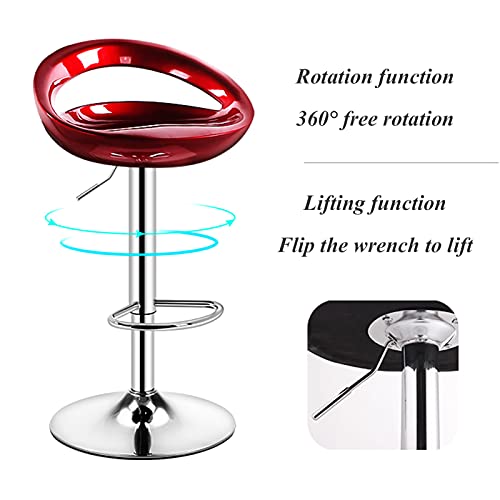 Tabourets de bar pivotants faciles à nettoyer pour petits espaces