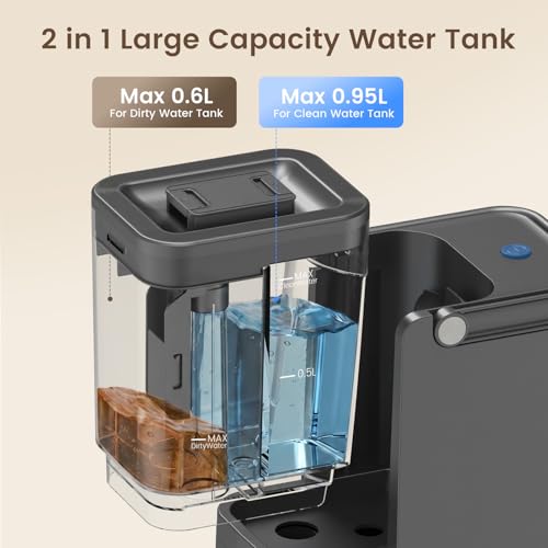 COTIAR Portable Spot Carpet Cleaner — 0.9L Handheld — view 4