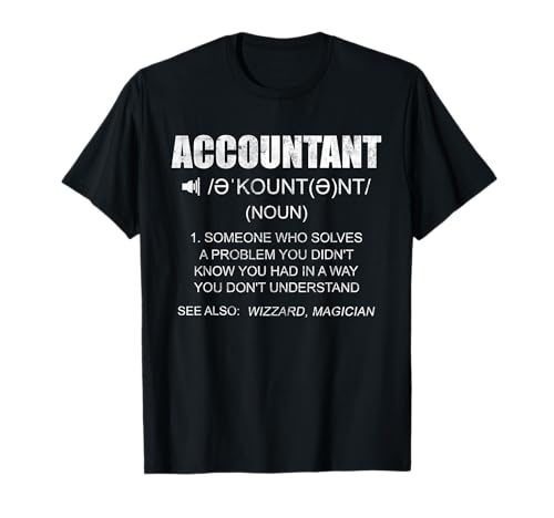 Definition Accountant Funny CPA Gift Taxation Audit Taxes T-Shirt