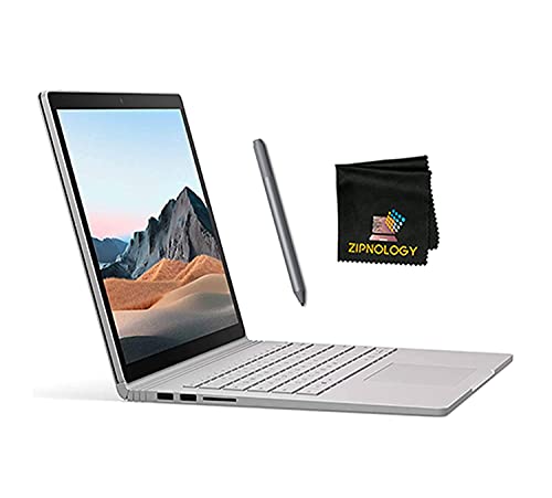 Microsoft Surface Book 3 - Portátil de 15 pulgadas - Intel Core i7-1065G7 - SSD de 1 TB - 32 GB de RAM - Win 10 Pro - GeForce GTX 1660 Ti Platinum con 6 GB GDDR5 + Microsoft Pen + Zipnology Screen Cleaning Cloth Bundle