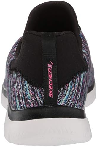 Skechers Women's Summit Sneaker, BKMT=Black Multi, 5 | Image 2