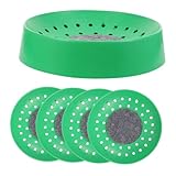 MERRYHAPY 5 Piezas Gallinero Nido De Aves para Incubar Tazón De Nido De Paloma Nido De Codorniz Nido De Cría De Pájaros Comedero para Pájaros Estera De De Huevo De Cría El Plastico