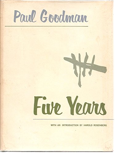 Five years B0006BOWU2 Book Cover