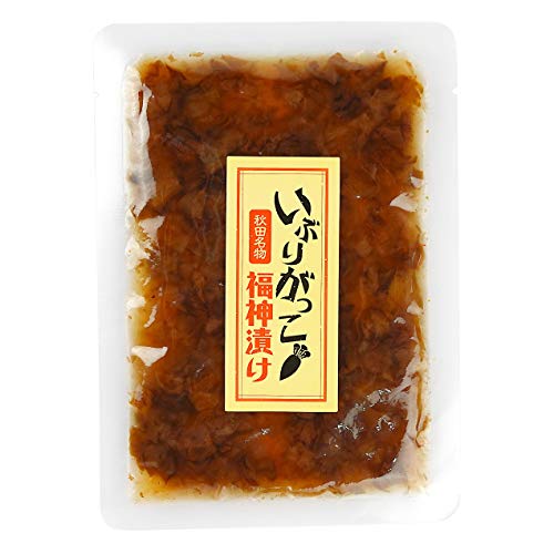 三吉フーズ 秋田名物 いぶりがっこ 福神漬け 漬物 100g 1袋