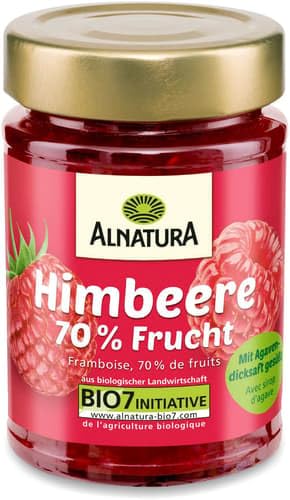 Alnatura BIO Fruchtaufstrich Himbeere mit Agavendicksaft (0.2 kg)