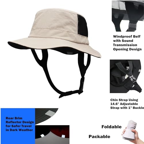 Sombrero Bucket de Surf Impermeable UPF50+ para Playa miniatura 5
