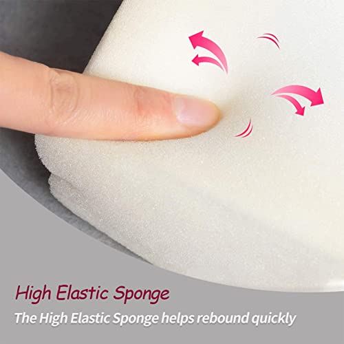 Higogogo Plush Foldable Toddler Chair, Grey Children Couch Backrest Armchair Bed, Upholstered 2 In 1 Flip Open Infant Baby Seat, Kids Sofa For Living Room Bedroom #TOP3