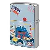 ライターケース ZIPPO/ジッポー兼用ケース 鯉のぼり 和風 日本 ジッポライターカバー 互換性のある 軽量 おしゃれ 両面プリント メンズ レディース 贈り物