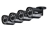 Lorex 4MP HD IP LNB4421W-4PK 4-Pack Bullet Camera with Color Night Vision