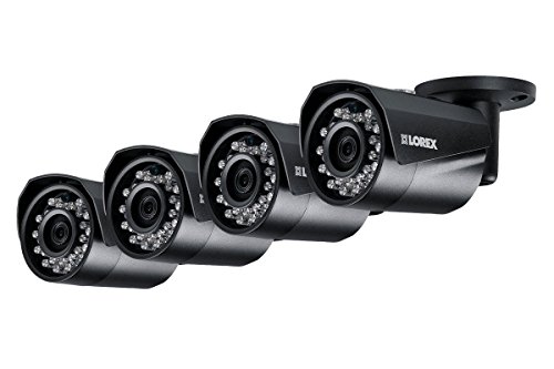 Lorex 4MP HD IP LNB4421W-4PK 4-Pack Bullet Camera with Color Night Vision