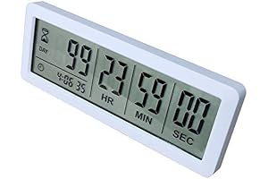 Countdown Clock Digital, Count Down Timer With Magnetic Backing