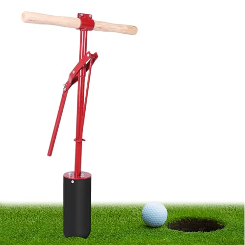 FASDRESS Golf Hole Cutter, Golf Course Hole Dig Machine, Multi-Purpose Professional Hole Installation Tool Wear Resist for Golf Practice Drilling Hole Tool
