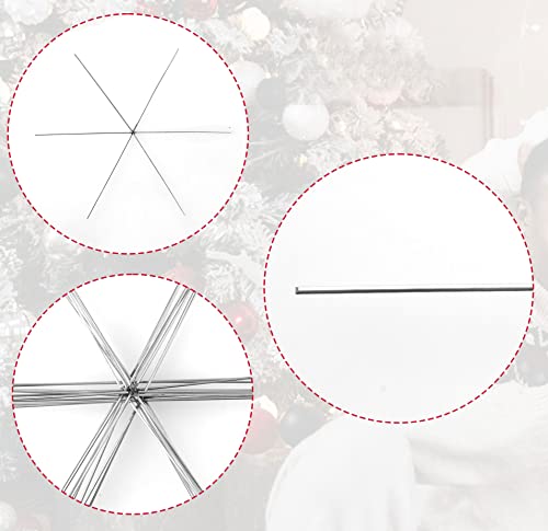 SAVITA D27025 30pcs Snowflake Metal Wire - Image 4