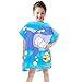 Produktbild APERIL Handtuch Kinder Poncho mit Kapuze Kapuzenhandtuch Strand Bad Handtuch Dusche Schwimmen Schwimmbad zum mJungs Mädchen Kinder Kleinkind 2-8 Jahre alt Bademäntel