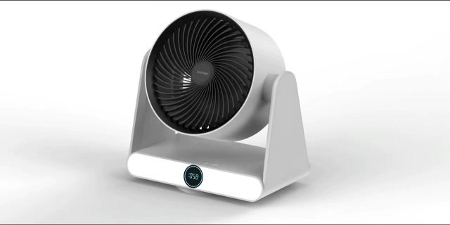 Ventilatore Da Scrivania Silenzioso Dreamhigh – 28 DB, 3 Velocità, Oscillazione 70°, Inclinazione 100°, 35 W, Design Compatto 275x210x320 Mm