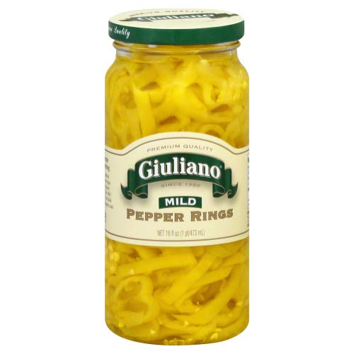 Giuliano Pepper Banana Rings Mild, 16 oz ( pack of 2)2