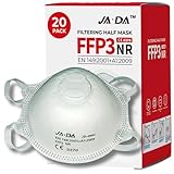 Spanner In The Works - FFP3 Mask Moulded Disposable Face Masks (Box of 20) Dust Mask - Suitable Sanding - Construction - Building - DIY - Industrial PPE Facemask Supplies