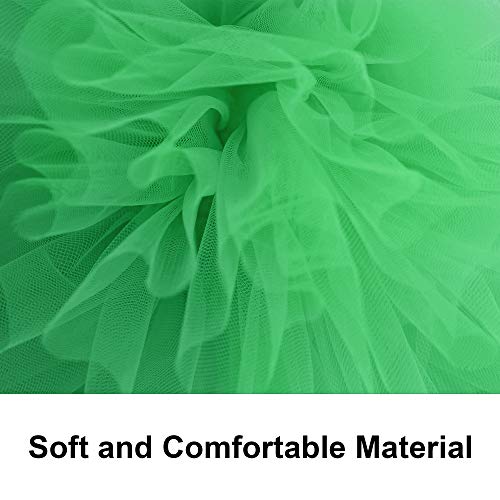 Jane Shine Infant Tutus, Tutu Skirt for Baby Girls, Toddler Tulle Dress Skirt 5 Layers Soft for Babies First Birthday Green - Thumbnail 7