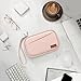 FINPAC Travel Electronic Bag, Portable Cable Organizer Electronic Essentials Pouch Case, Double Layer Storage Bag for Cord, Hard Drive, Charger, Wireless Earbuds, USB, SD Card (Pink)
