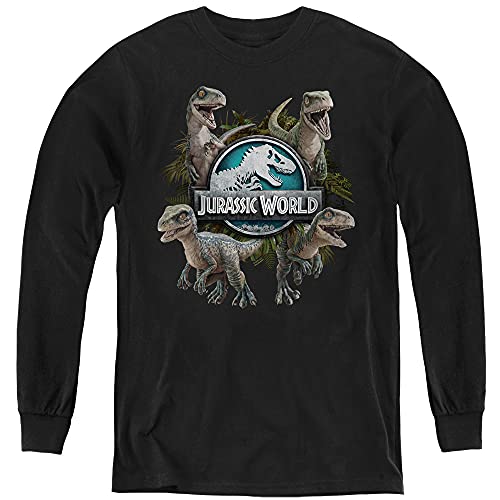 Jurassic World Dino Group Collection Youth Long Sleeve T Shirt