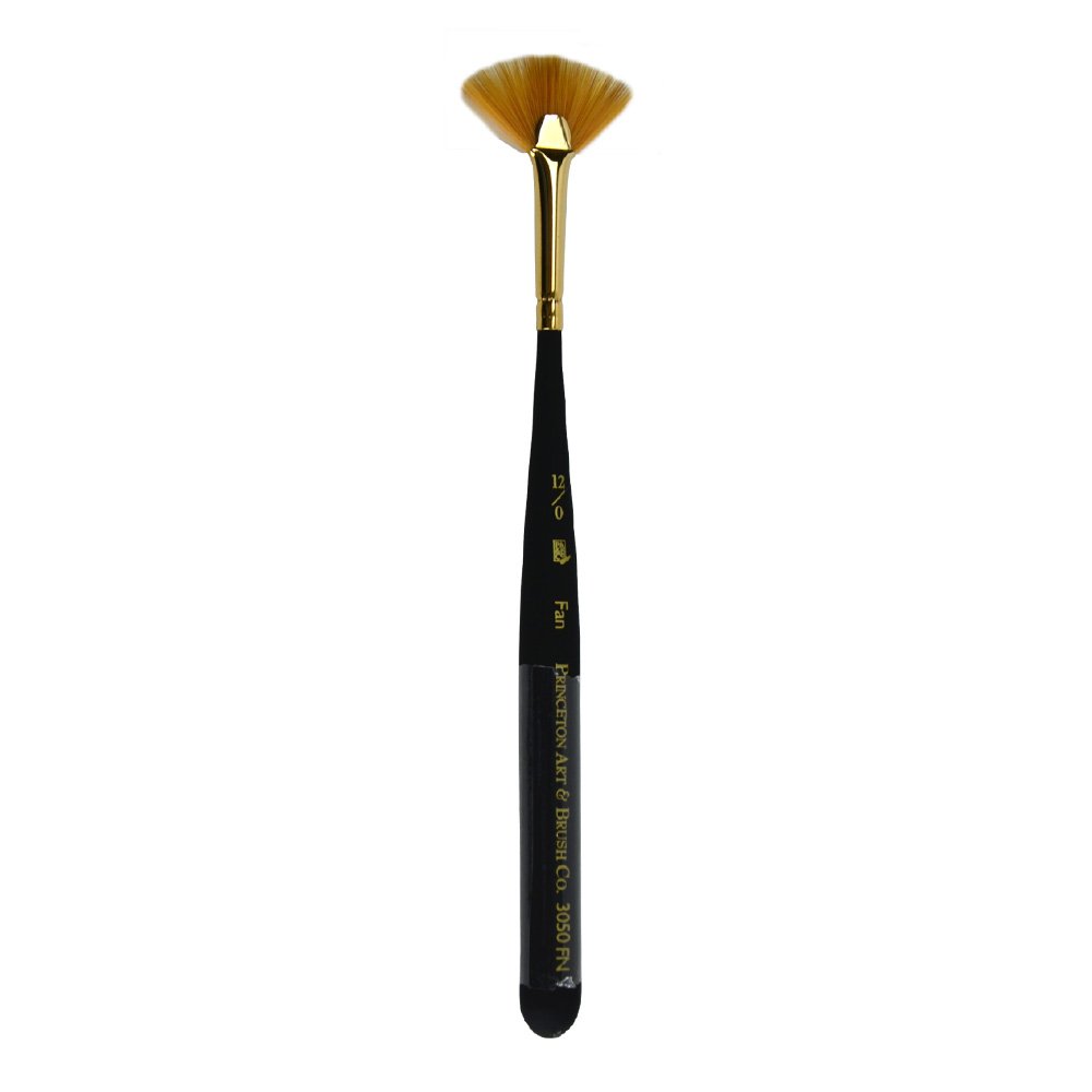 Princeton Art & Brush Company Fan Pab Mini Synthetic Sable 3050 12/0