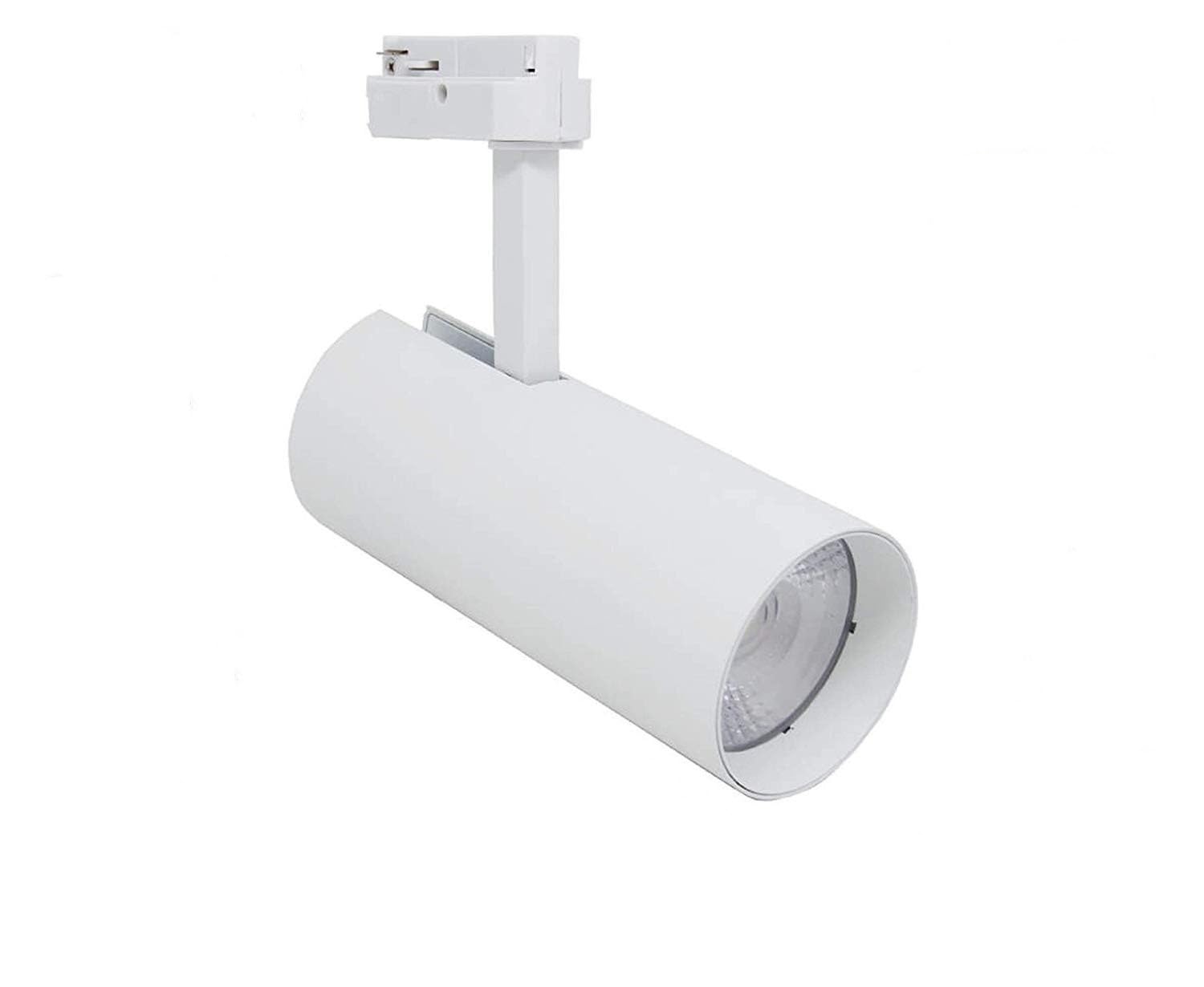 ONSSI® Projecteur LED 25W pour Rail Monophasé à 2 fils COB LED,Blanc neutre (CCT Dimmable en Blanc Froid-Neutre-Chaud) Spots de plafond pour usage commercial (Blanc)