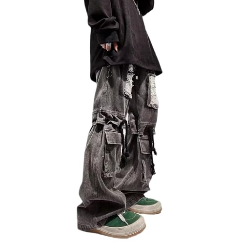 American cargo jeans are baggy and retro 6