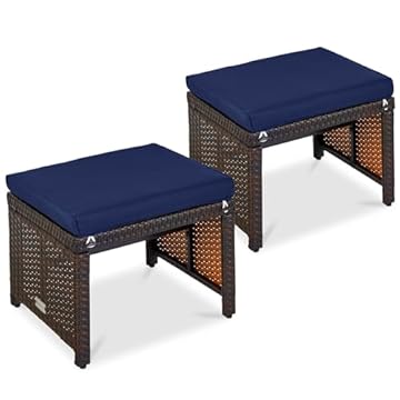 patio chair nesting ottoman