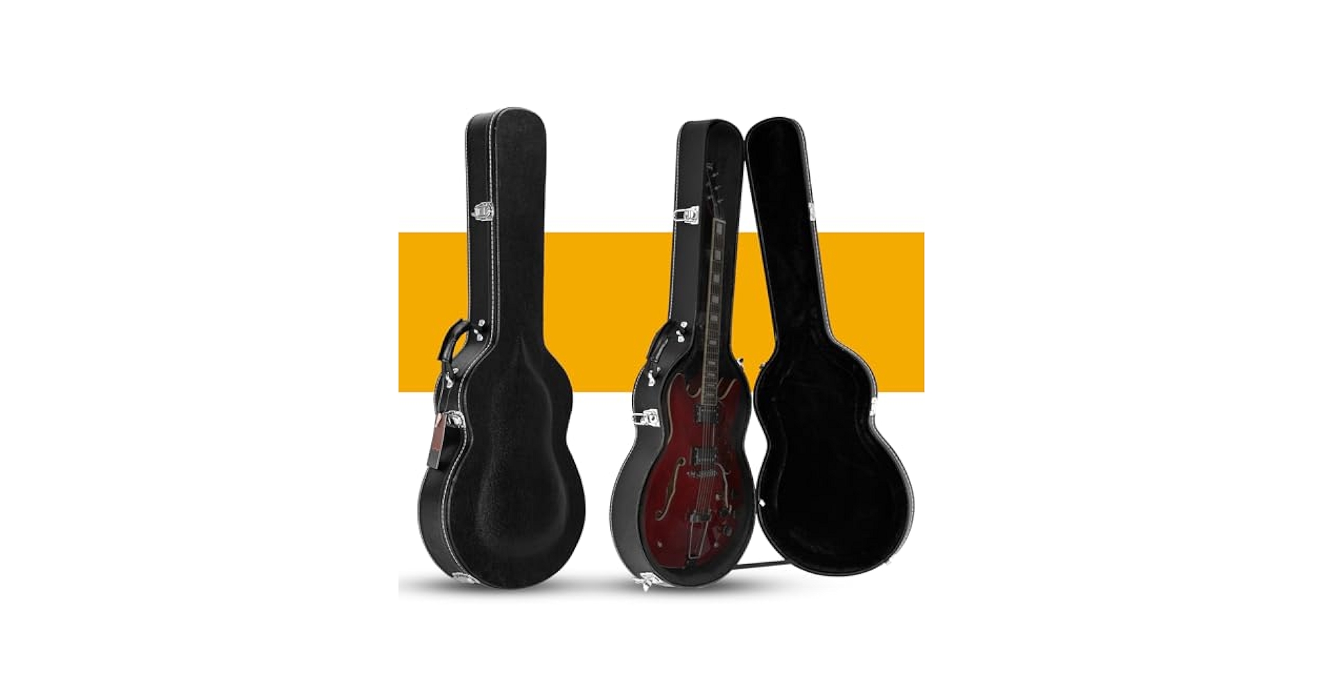 Amazon.com: Ktaxon Electric Guitar Hard Case, Wooden Hard